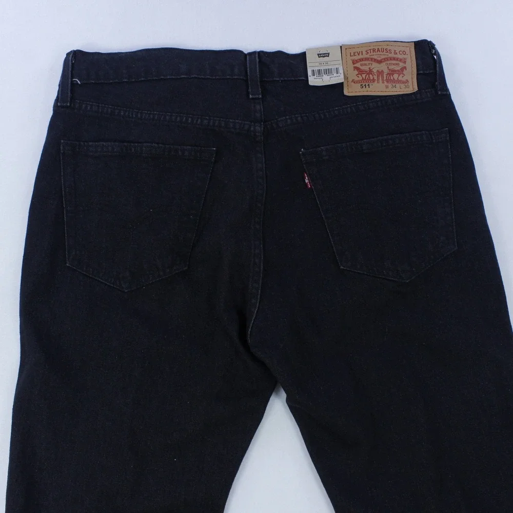 Levi's 511 Slim Fit Men's Jeans – Blackout, Size‎ W34 x L30